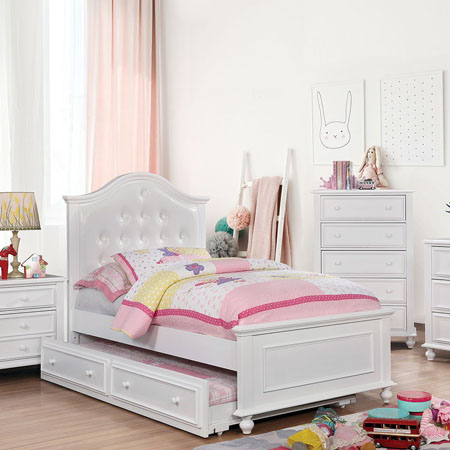 Olivia – Full Bed – White
